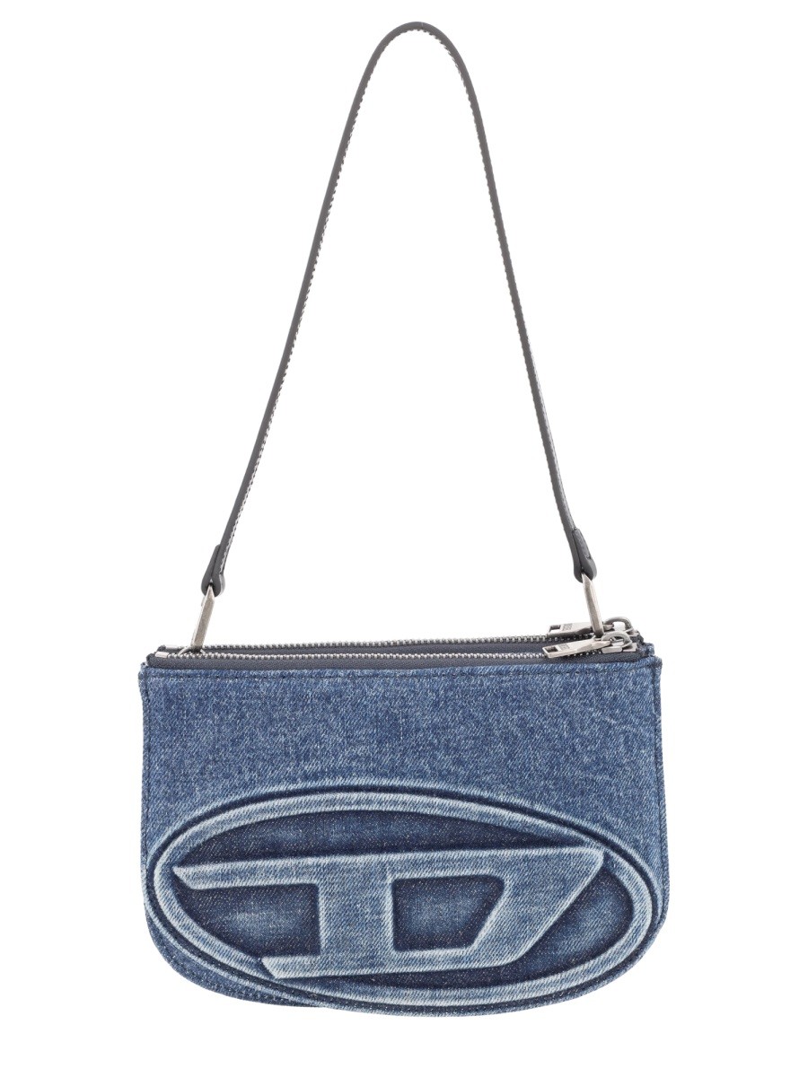 Refresh your wardrobe with the Diesel women's "1DR TWIN" BAG in DENIM