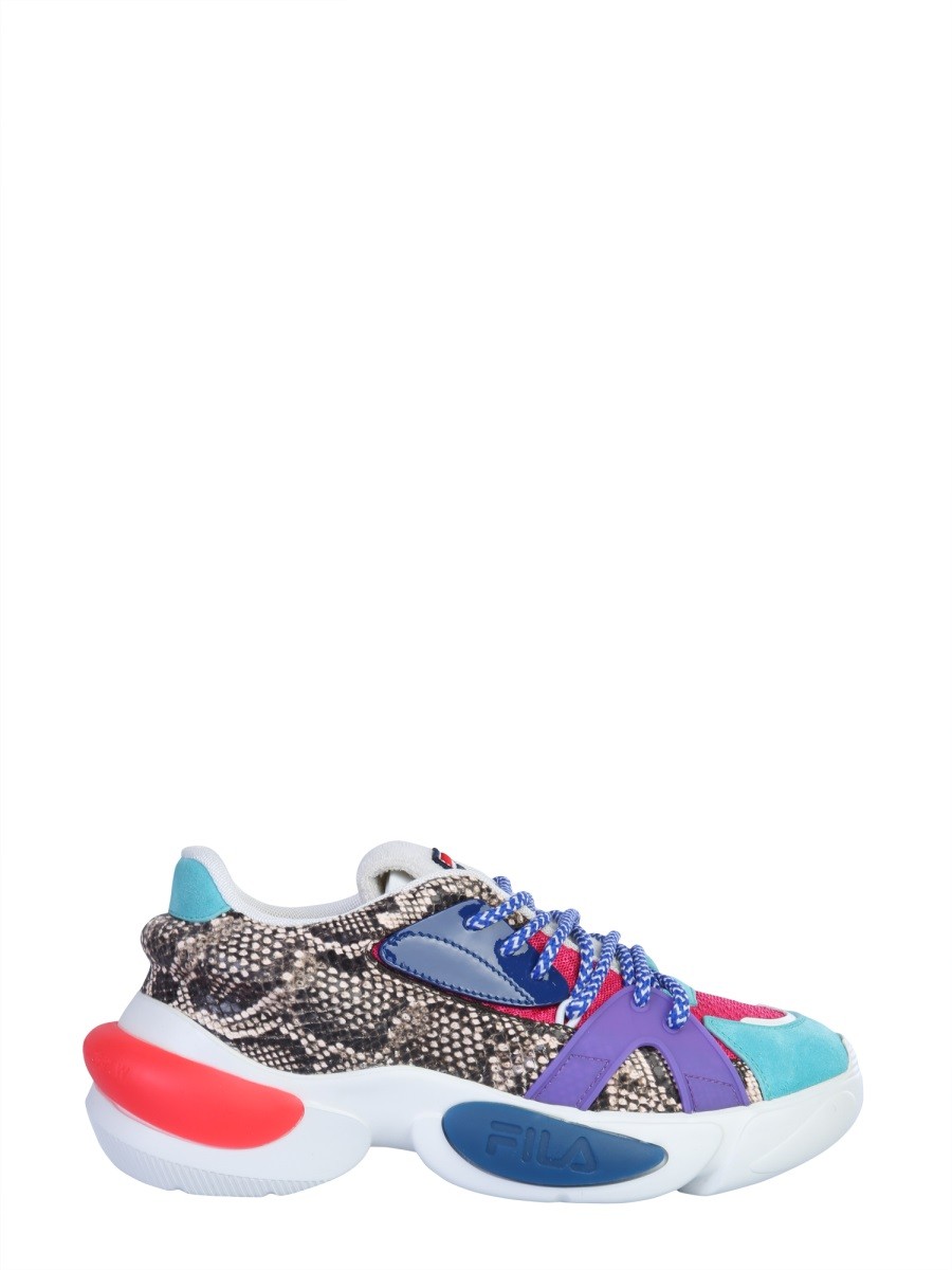Discover the authentic Fila women's LOGO SNEAKERS in MULTICOLOUR