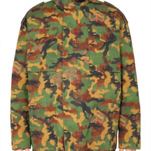 Elevate your look with the Off-white men's PADDED JACKET in Military green
