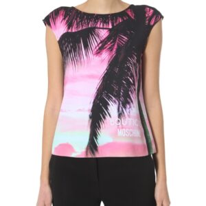 Refresh your wardrobe with the Boutique Moschino women's SLEEVELESS TOP in Black