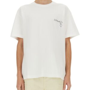 Explore the authentic 3.PARADIS men's 3.PARADIS X EDGAR PLANS T-SHIRT in White