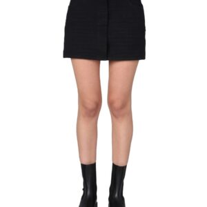 Elevate your look with the Givenchy women's 4G JACQUARD SKIRT in Black