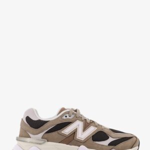 Shop the authentic New Balance men's 9060 low-top mesh sneakers with suede interts in ARID STONE