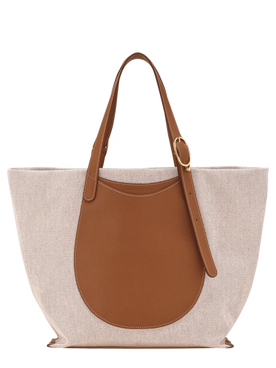 Explore the authentic LONGCHAMP women's "ACCOMPLICE" SHOPPING BAG in Brown