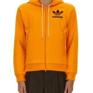 Shop the authentic ADIDAS X WALES BONNER men's ADIDAS X WALES BONNER HOODED TRACK SWEATSHIRT in orange