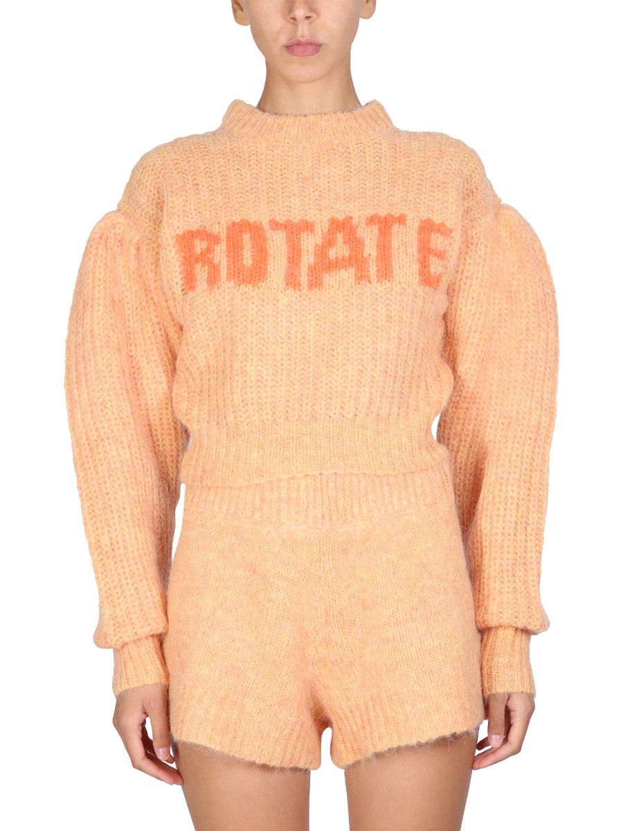 Explore the authentic ROTATE BIRGER CHRISTENSEN women's "ADLEY" SHIRT in orange
