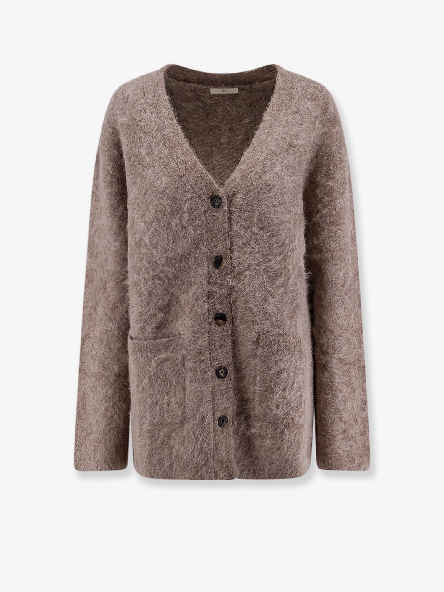 Discover the authentic R2W women's Alpaca blend cardigan in beige