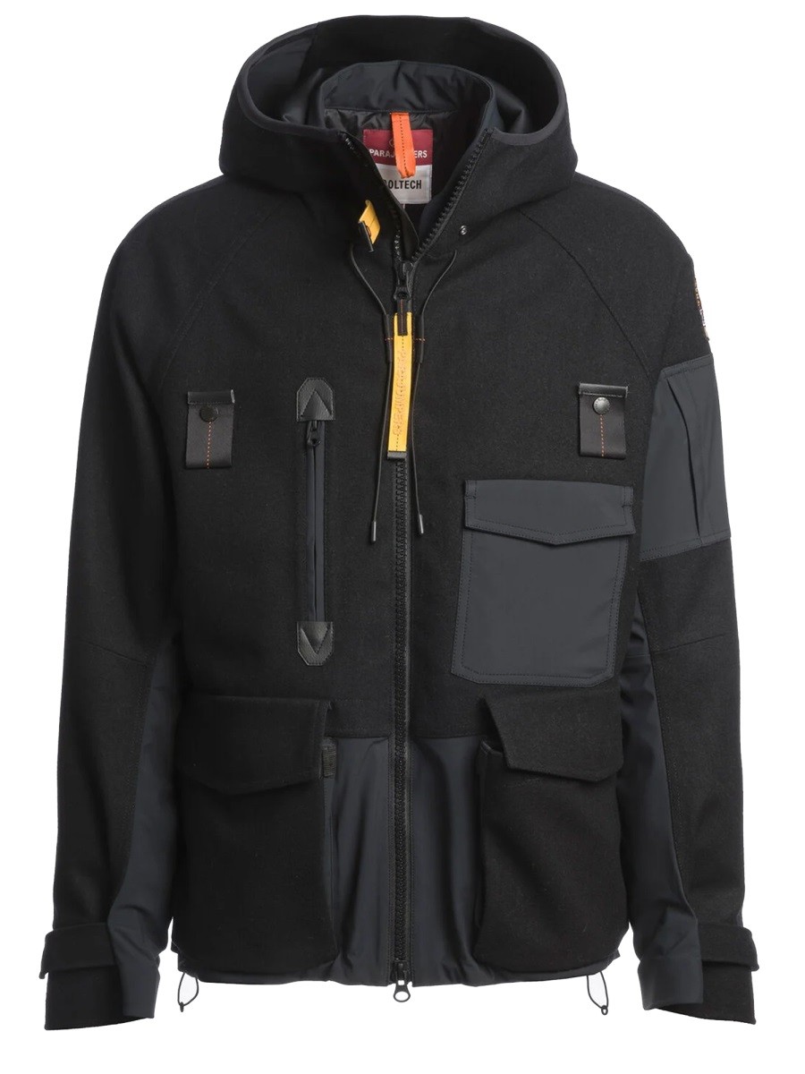 Refresh your wardrobe with the PARAJUMPERS men's "AMAK" SKI JACKET in Black