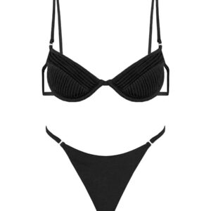 Explore the authentic SELIA RICHWOOD women's "AMY" BIKINI SWIMSUIT in Black