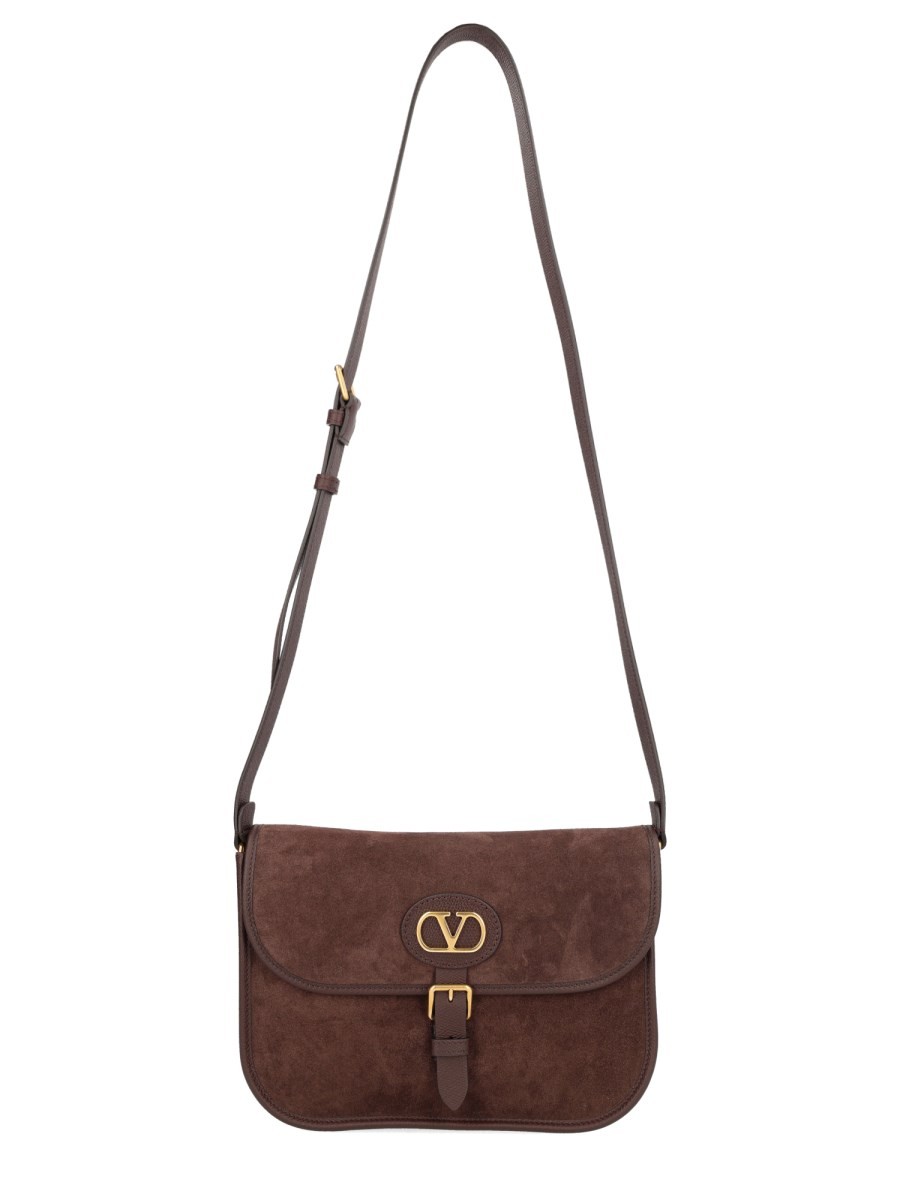 Refresh your wardrobe with the Valentino Garavani men's "ANTIBES" BAG in Brown