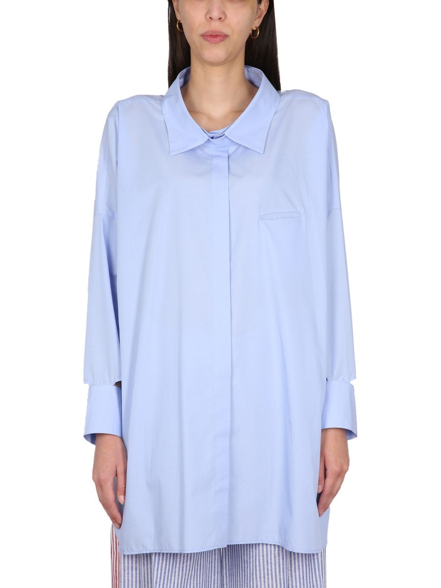 Discover the authentic JEJIA women's ANTOINE SHIRT in Azure