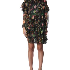Discover the authentic msgm women's ASYMMETRICAL DRESS in Black