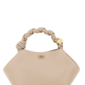 Discover the authentic GANNI women's BORSA "BOU" SMALL in beige