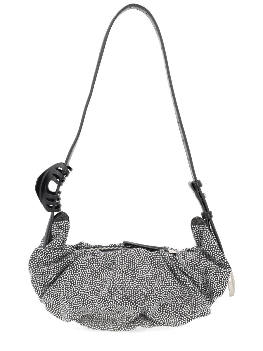 Refresh your wardrobe with the Diesel women's BAG "GRAB-D" in Black