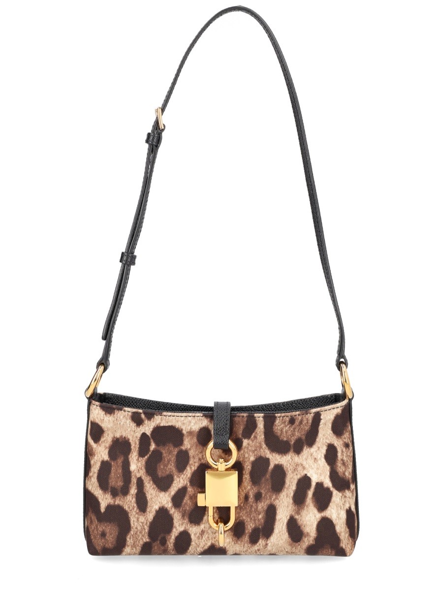 Refresh your wardrobe with the Dolce & Gabbana women's BAG "LOCK" in ANIMALIER
