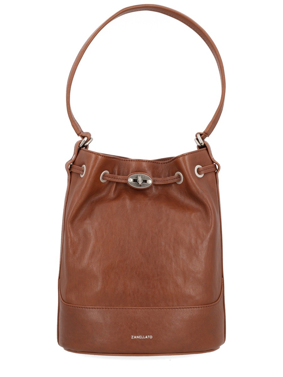 Discover the authentic ZANELLATO women's BAG "MONDA'" in Brown