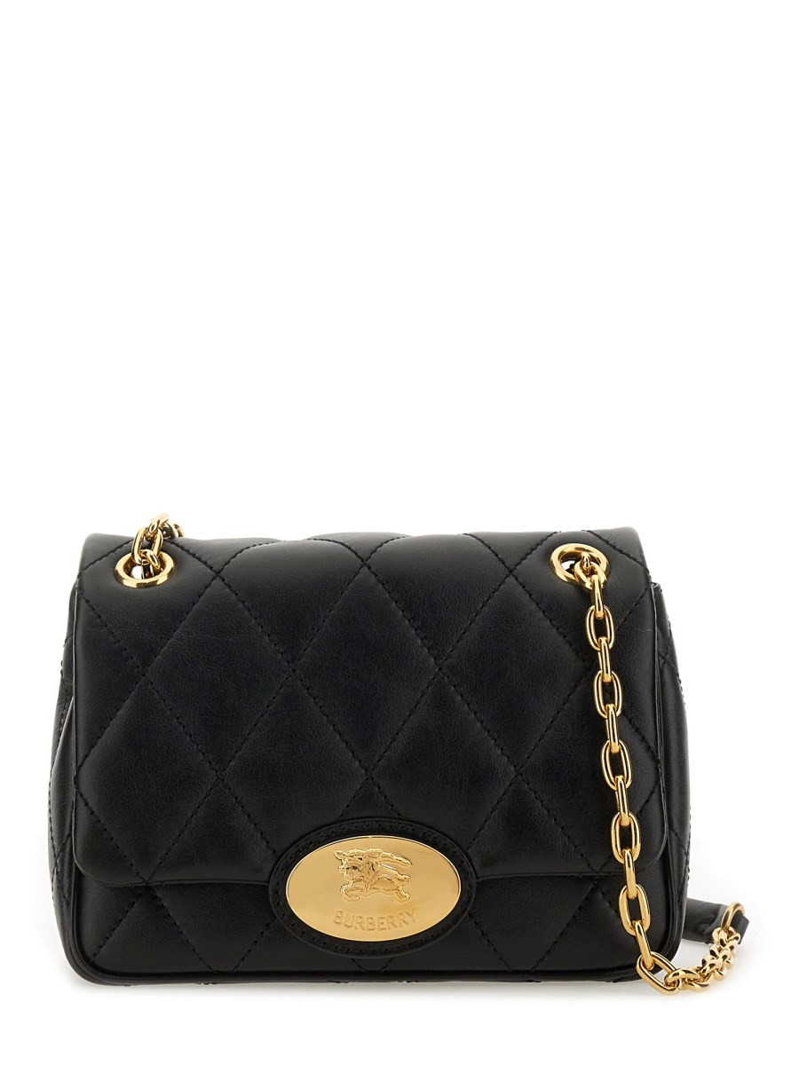 Refresh your wardrobe with the Burberry women's BAG "STRAND" SMALL in Black