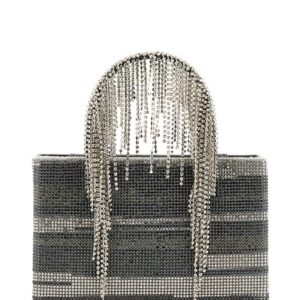 Refresh your wardrobe with the KARA women's BAG WITH CRYSTALS in MULTICOLOUR