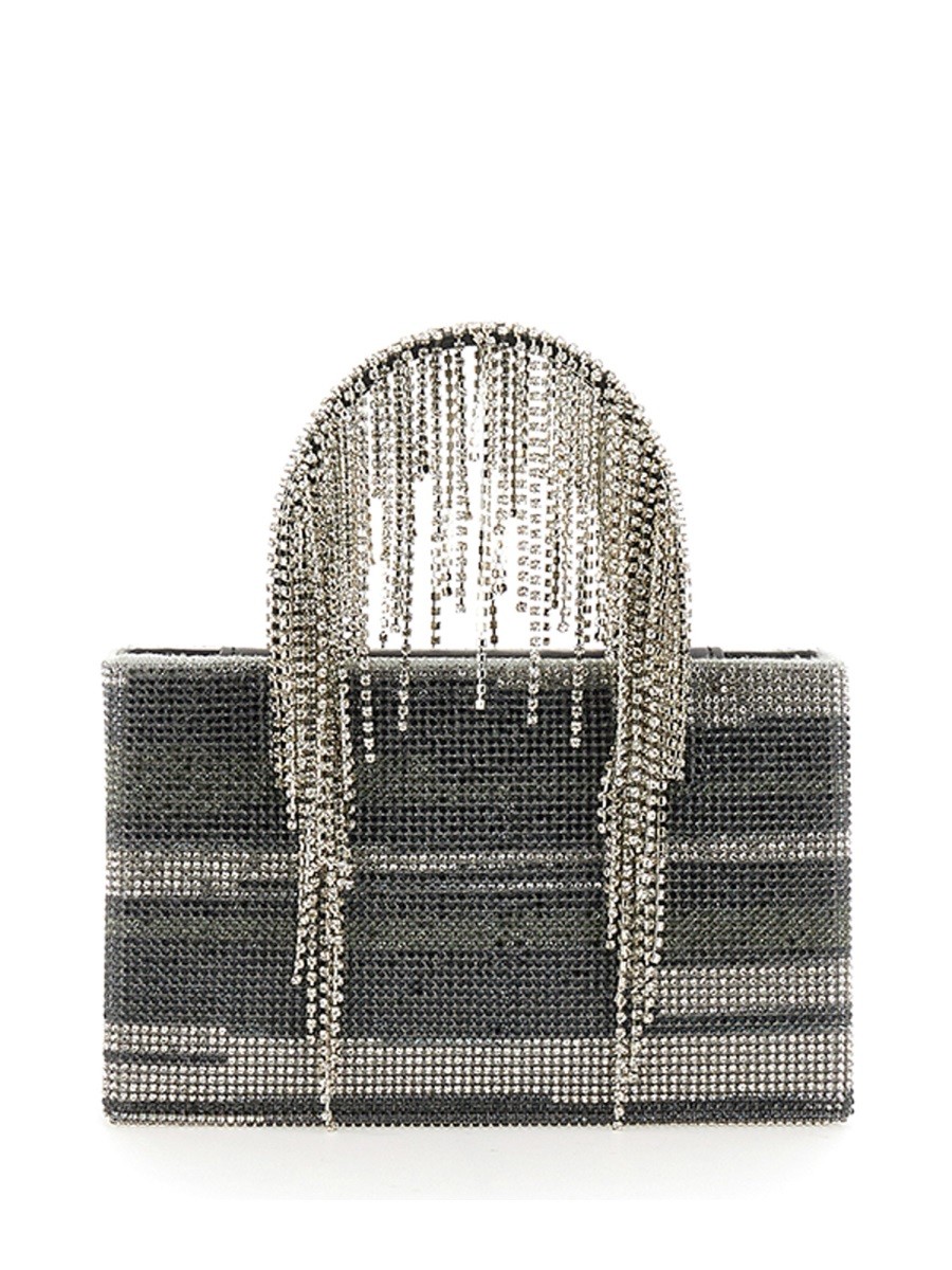 Refresh your wardrobe with the KARA women's BAG WITH CRYSTALS in MULTICOLOUR