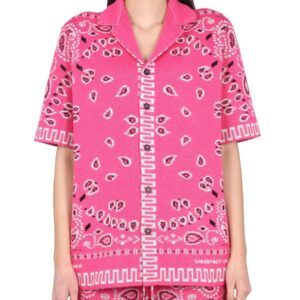 Discover the authentic ALANUI women's BANDANA SHIRT in Pink