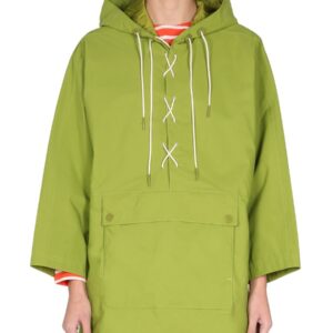 Explore the authentic BARBOUR women's BARBOUR BY ALEXACHUNG "TONAL PIP" PARKA in Brown