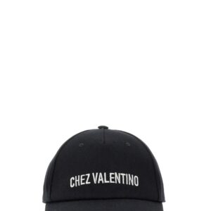 Explore the authentic Valentino Garavani men's BASEBALL CAP WITH EMBROIDERY in Black