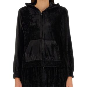 Discover the authentic Balenciaga women's BB PARIS ZIPPERED SWEATSHIRT in Black