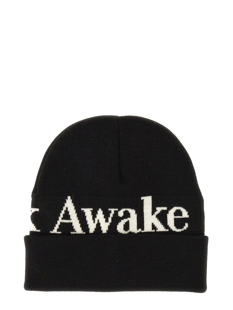 Discover the authentic AWAKE NY men's BEANIE HAT in Black