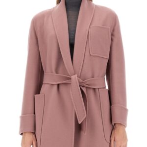 Refresh your wardrobe with the Max Mara women's BELTED JACKET in Pink