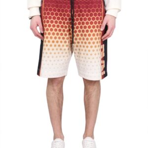 Refresh your wardrobe with the Dries Van Noten men's BERMUDA HARBOR in orange