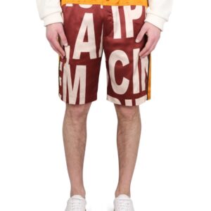 Refresh your wardrobe with the Dries Van Noten men's BERMUDA PARCHER in Red
