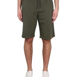 Elevate your look with the ASPESI men's BERMUDA WITH ELASTIC in GREEN