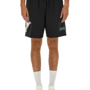 Refresh your wardrobe with the 3.PARADIS men's BERMUDA WITH LOGO in Black