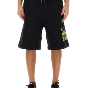 Explore the authentic Versace Jeans Couture men's BERMUDA WITH LOGO in Black