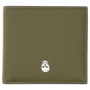 Explore the authentic Alexander Mcqueen men's BIFOLD WALLET "THE SKULL" in Brown