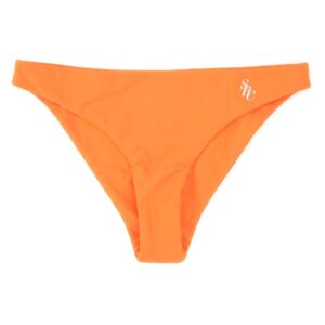 Explore the authentic SPORTY&RICH women's BIKINI BRIEFS WITH LOGO in orange