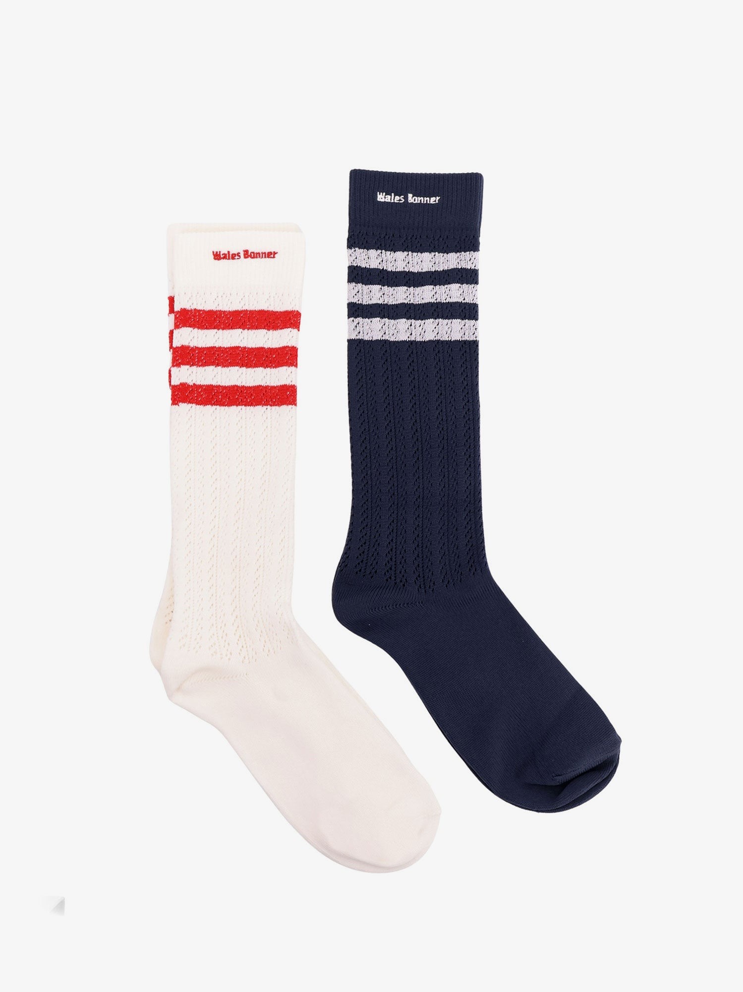 Explore the authentic ADIDAS X WALES BONNER women's Bipack cotton blend socks in White Brown