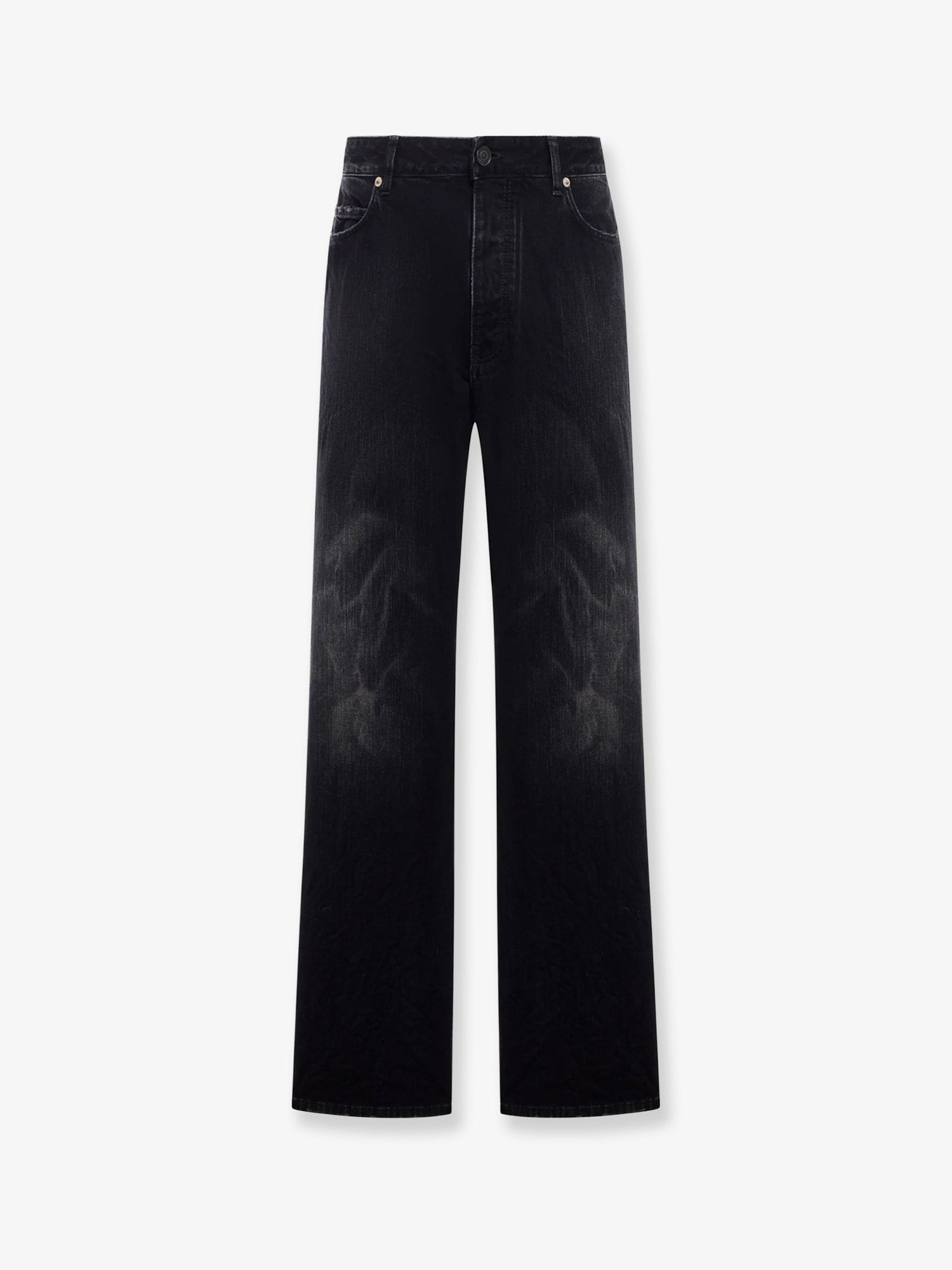 Discover the authentic Balenciaga men's Black denim jeans in BLACK FADE OUT