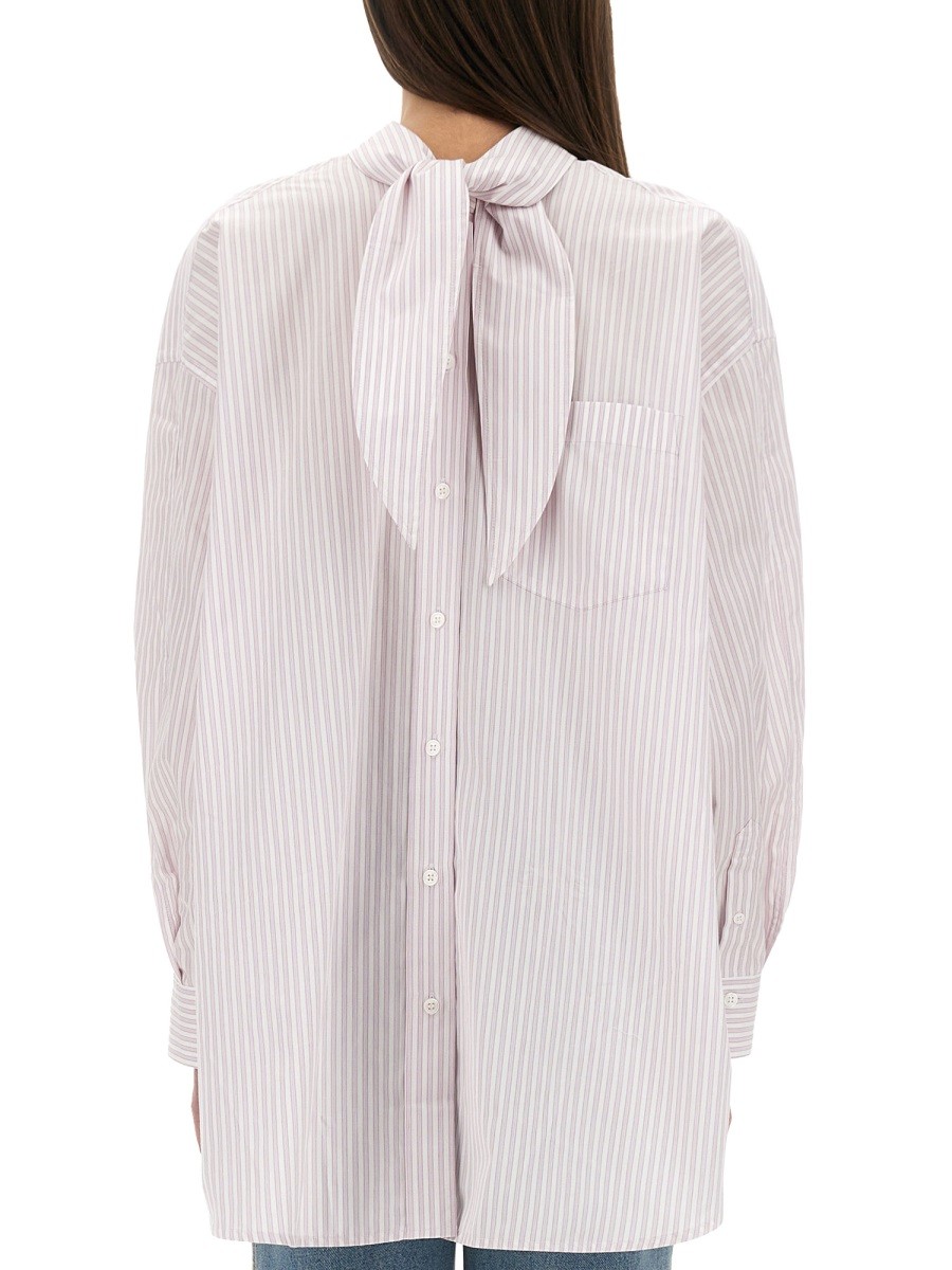 BLOUSE WITH KNOTTED COLLAR - Image 3
