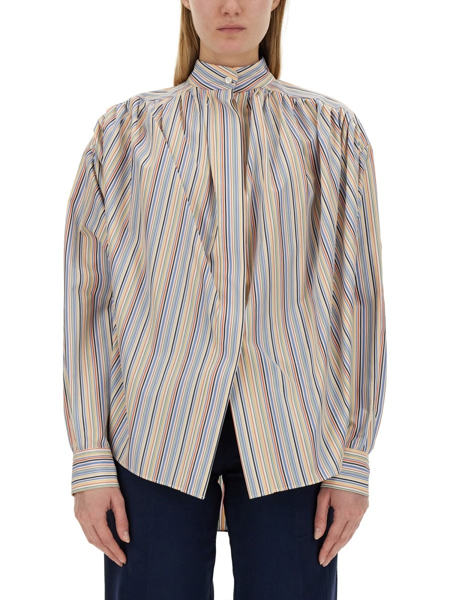 Explore the authentic Etro women's BLOUSE WITH STRIPE PATTERN in MULTICOLOUR