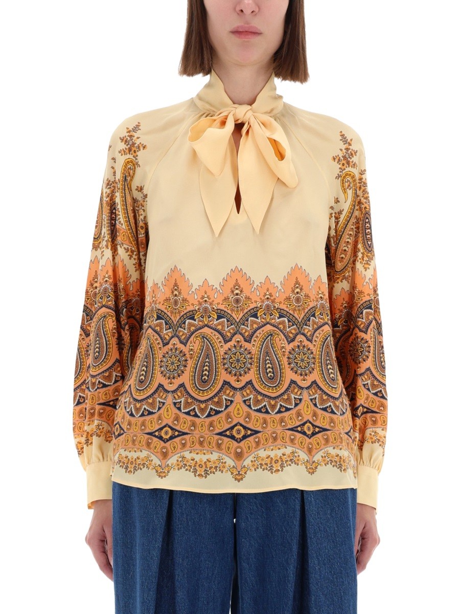 Discover the authentic Etro women's BLUE PRINTED in MULTICOLOUR