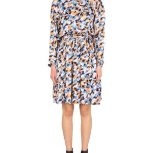 Explore the authentic Kenzo women's "BLURRED FLOWERS" DRESS in MULTICOLOUR
