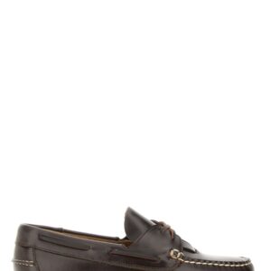 Discover the authentic HEREU women's BOAT MOCCASIN in DARK BROWN