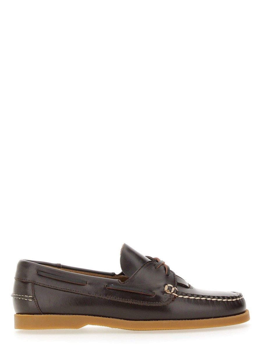 Discover the authentic HEREU women's BOAT MOCCASIN in DARK BROWN