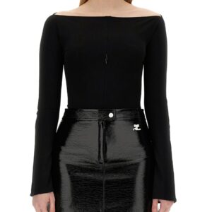 Discover the authentic COURREGES women's BODY IN JERSEY in Black