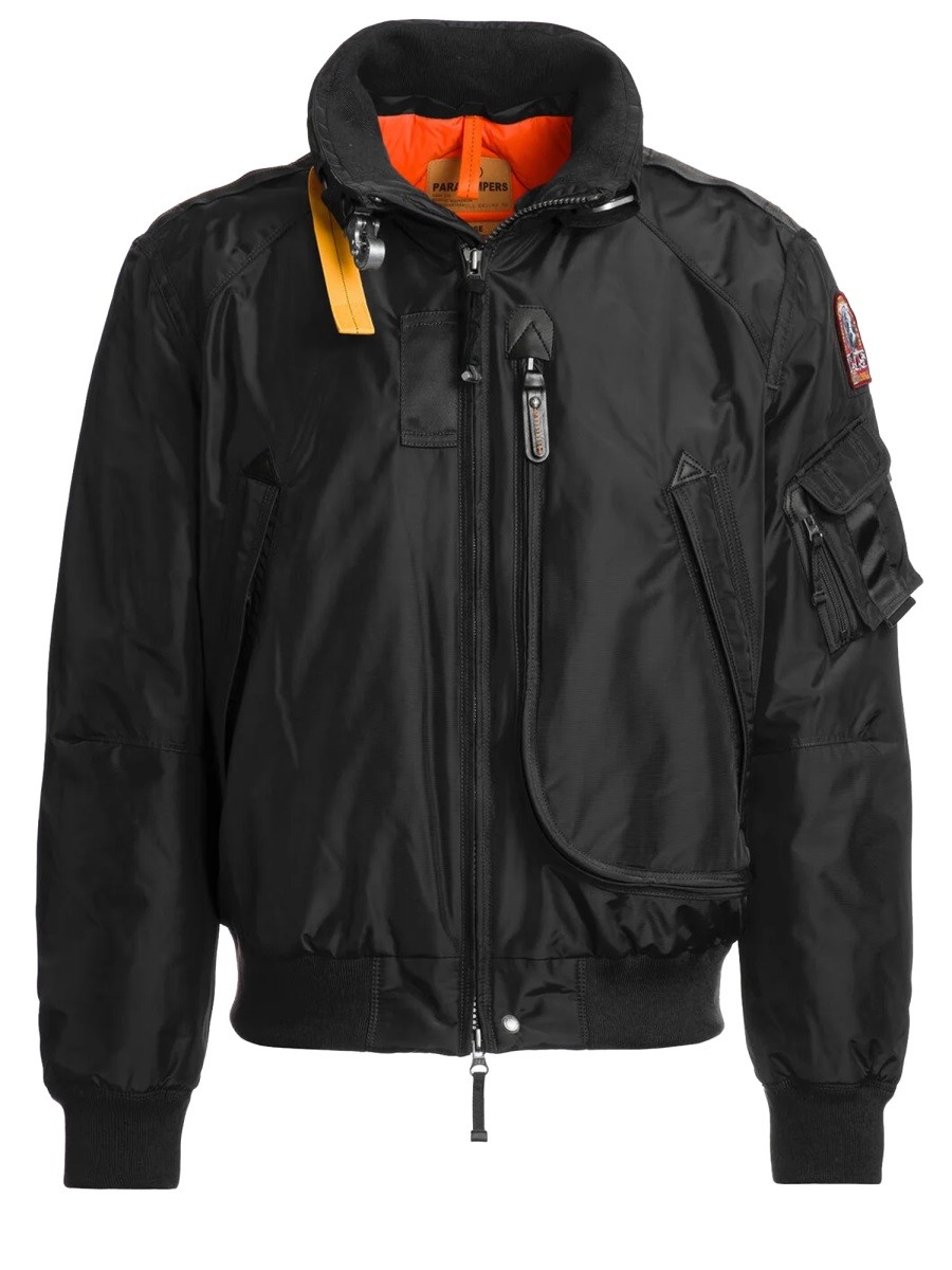 Elevate your look with the PARAJUMPERS men's BOMBER "FIRE" in Black