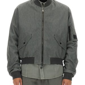 Refresh your wardrobe with the Dolce & Gabbana men's BOMBER OVER in Grey