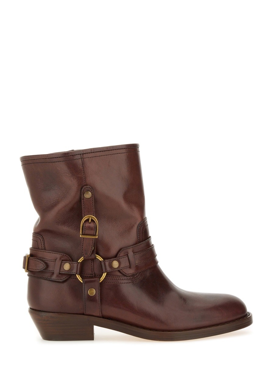 Refresh your wardrobe with the Isabel Marant women's BOOTS "ILDRED" in Brown