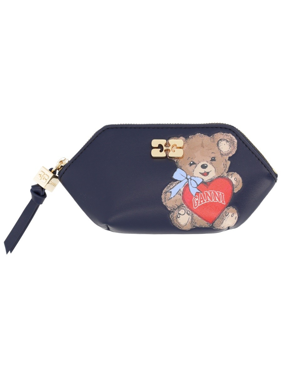 Discover the authentic GANNI women's BOU" COIN PURSE in Black