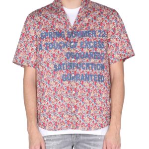 Refresh your wardrobe with the Dsquared2 men's "BOWLING" SHIRT in MULTICOLOUR